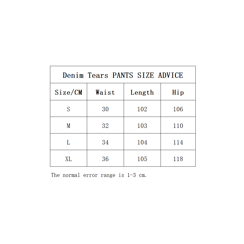 Denim Tears pants black