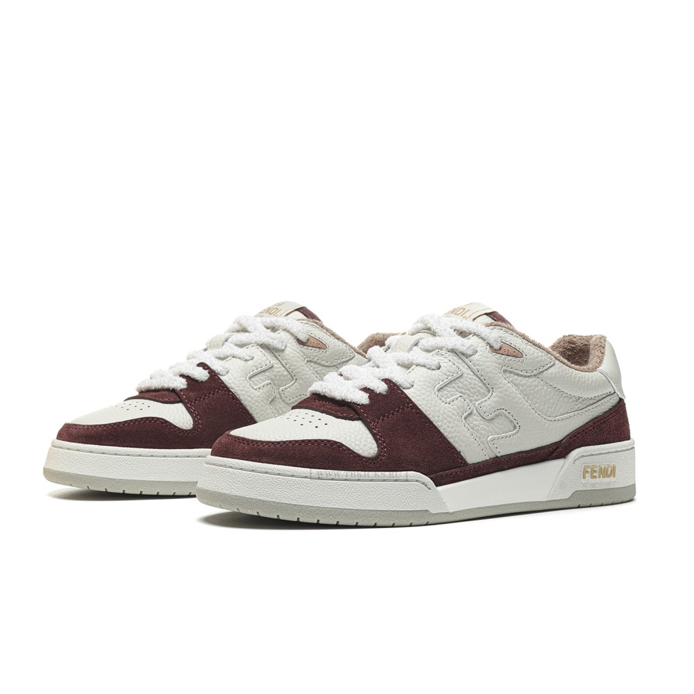 TBkicks Fend1 Match Sneakers White/Red Suede