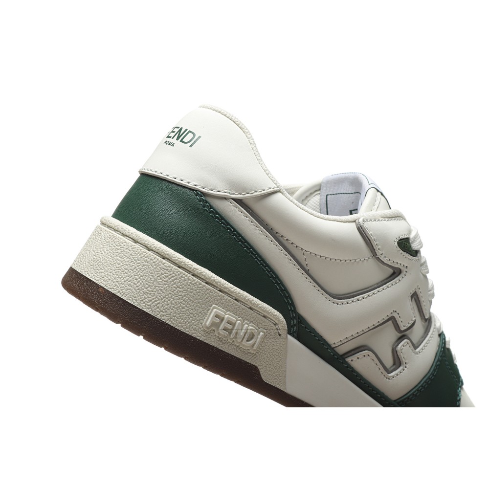 TBkicks Fend1 Match Sneakers White/Green Leather