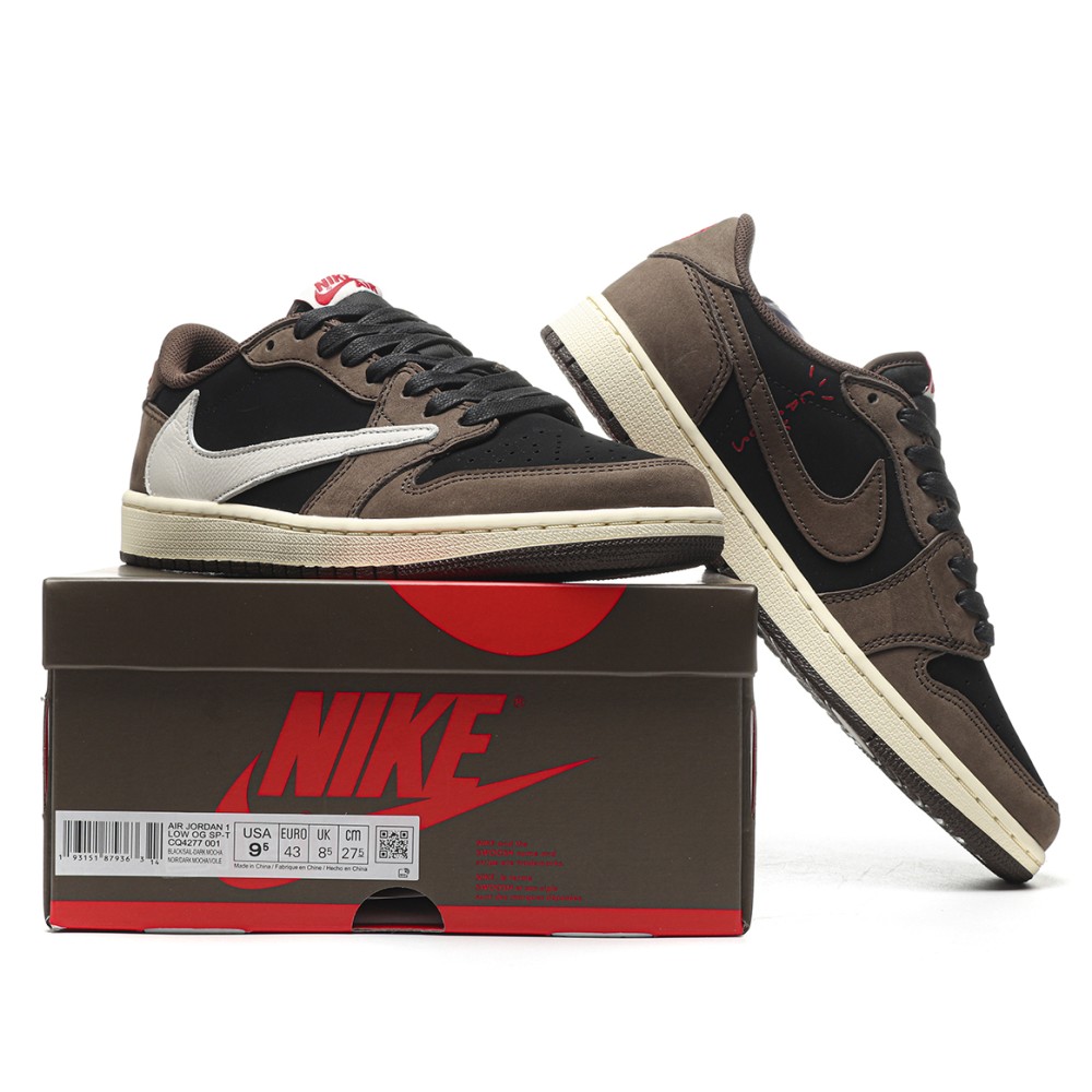 TBkicks Travis Scott Air Jordan 1 Low OG  Mocha