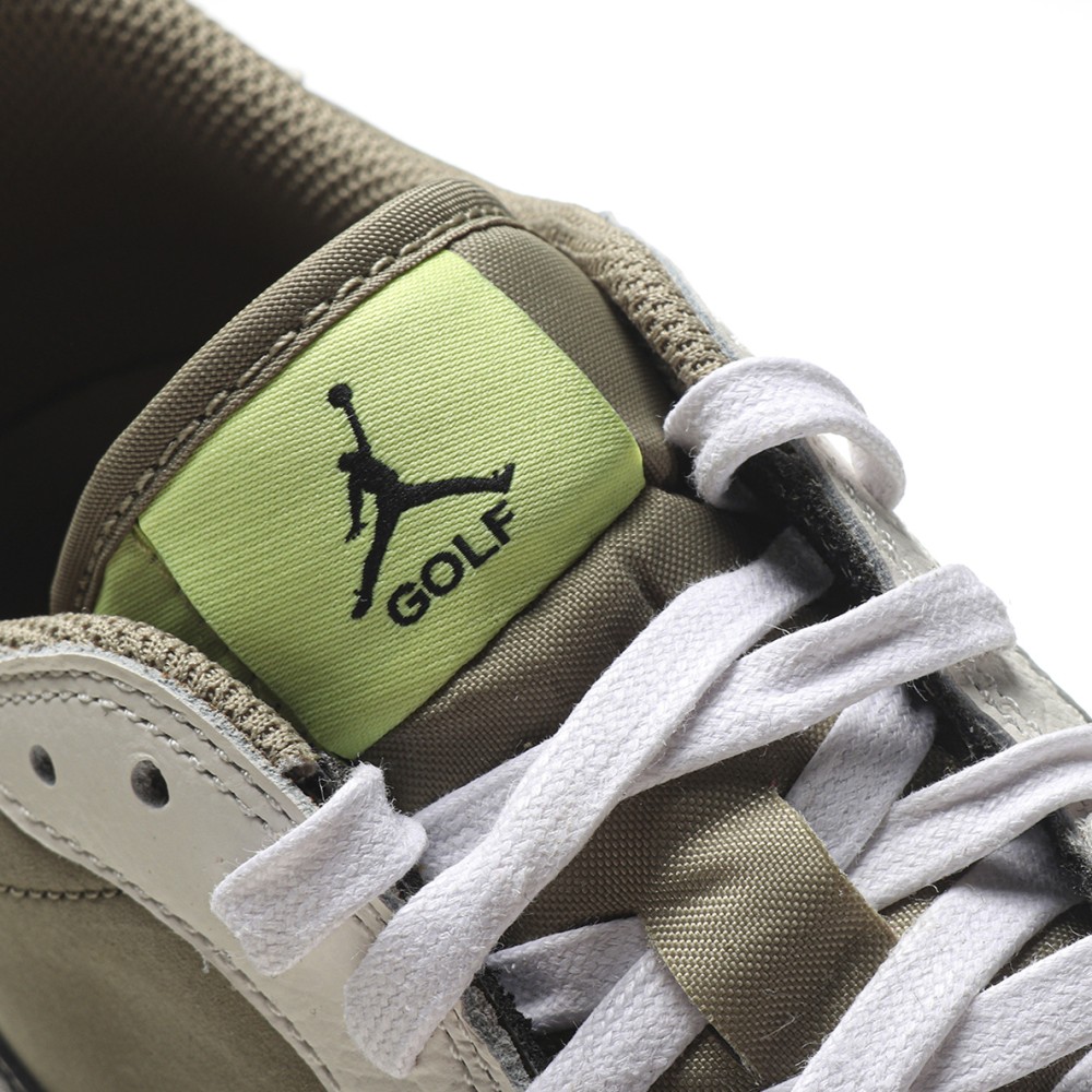 TBkicks Travis Scott Air Jordan 1 Retro Low Golf Travis Scott Neutral Olive