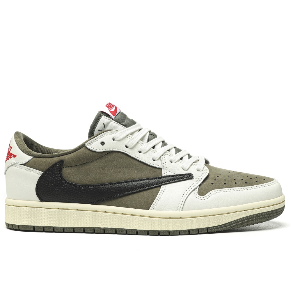 TBkicks Travis Scott Air Jordan 1  Low OG "Medium Olive"
