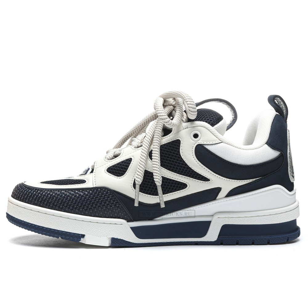 TBkicks L0*1S V*1TT0N Skate Sneaker Marine White