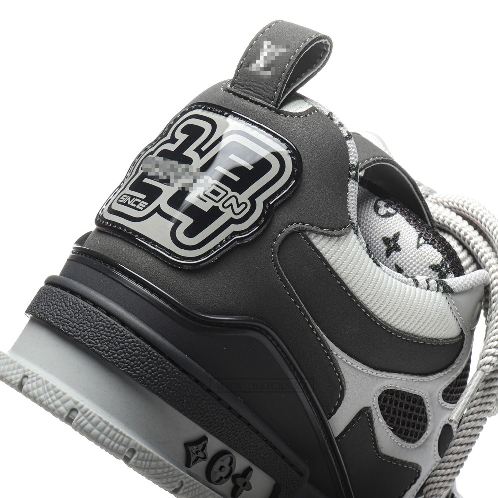 TBkicks L0*1S V*1TT0N Skate Sneaker Grey White