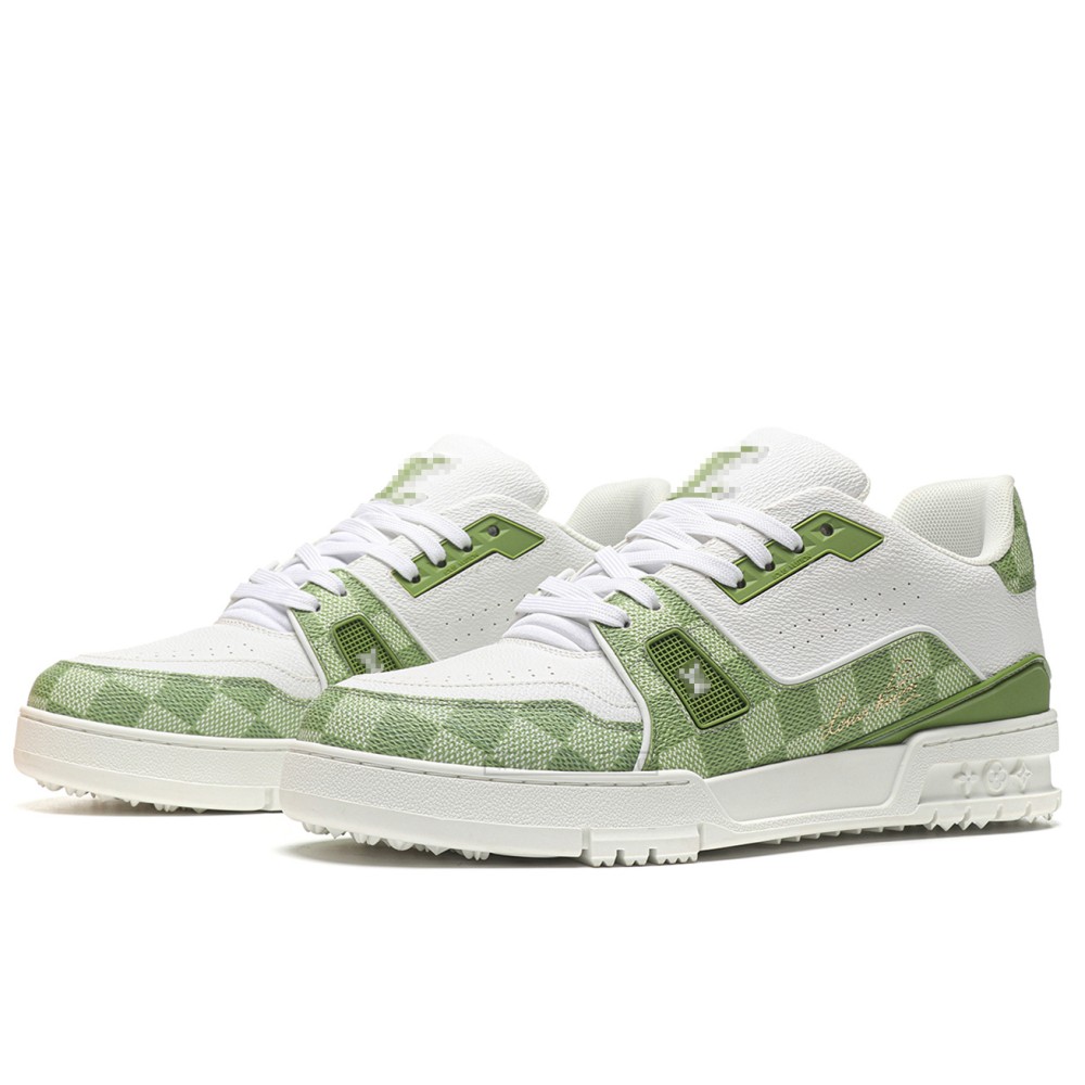 TBkicks L0*1S V*1TT0N by Tyler, the Creator LV Trainer Green Damier