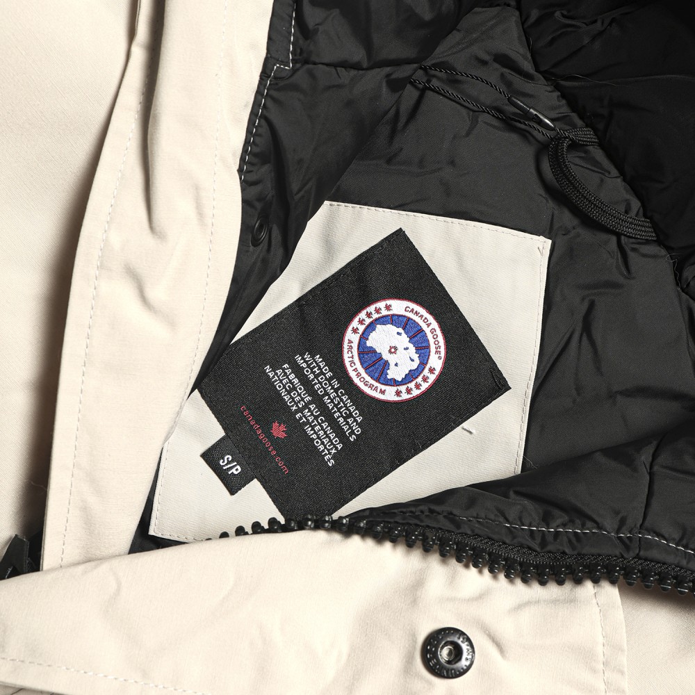 TBkicks  Canada Gocse  Beige white   Chilliwack Bomber
