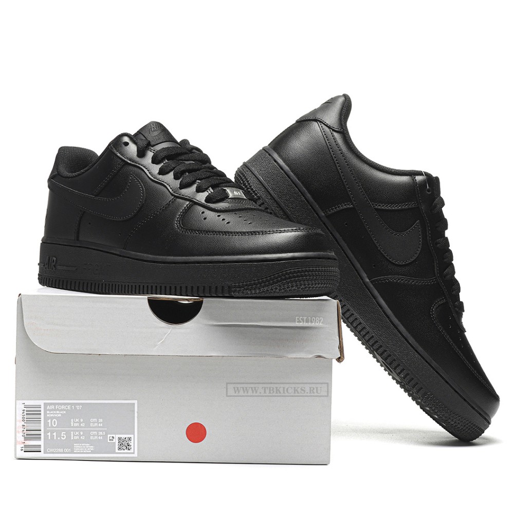 TBkicks Nike Air Force 1 Low Fragment Black