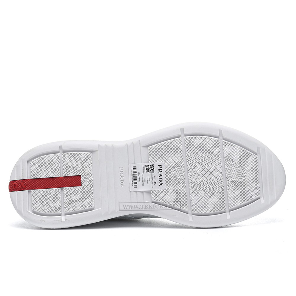 TBkicks Pr*da America's Cup White Silver Red