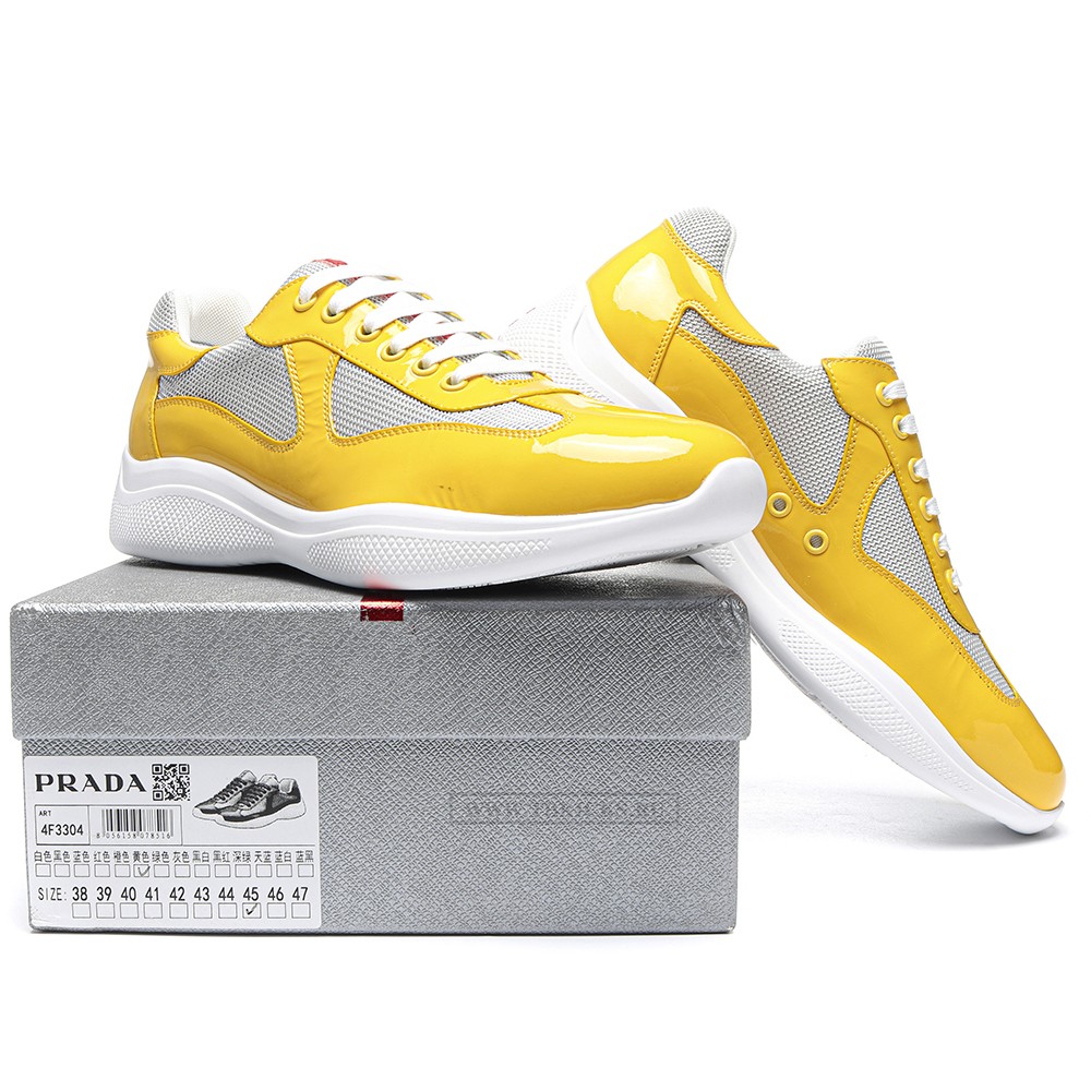 TBkicks Pr*da America's Cup Yellow Silver
