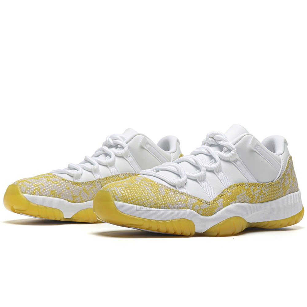 TBkicks Jordan 11 Retro Low Yellow Snakeskin