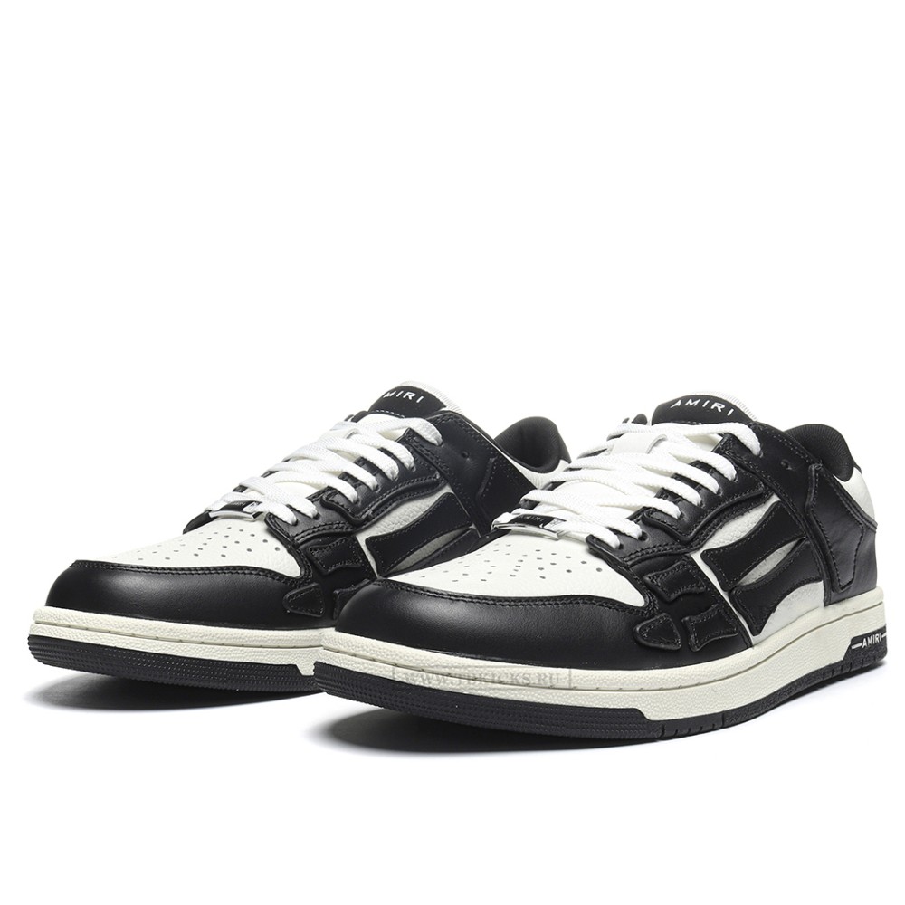 TBkicks AMIRI Skel Top Low Black White 2021
