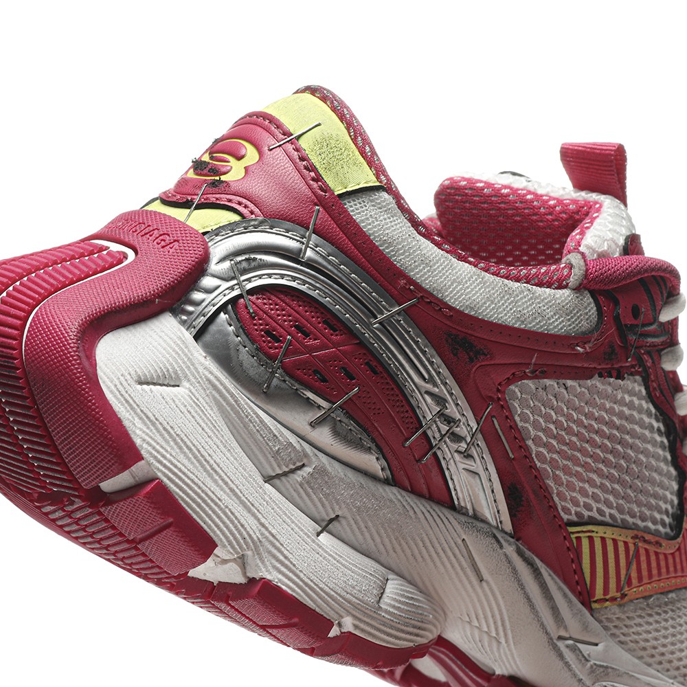 TBkicks Ba1enci*ga Stapler Sneaker Pink/Silver