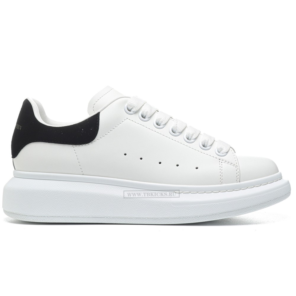 TBkicks A1EX*DER M*QUEEN Oversized White Black Women's  (with Black Suede back)