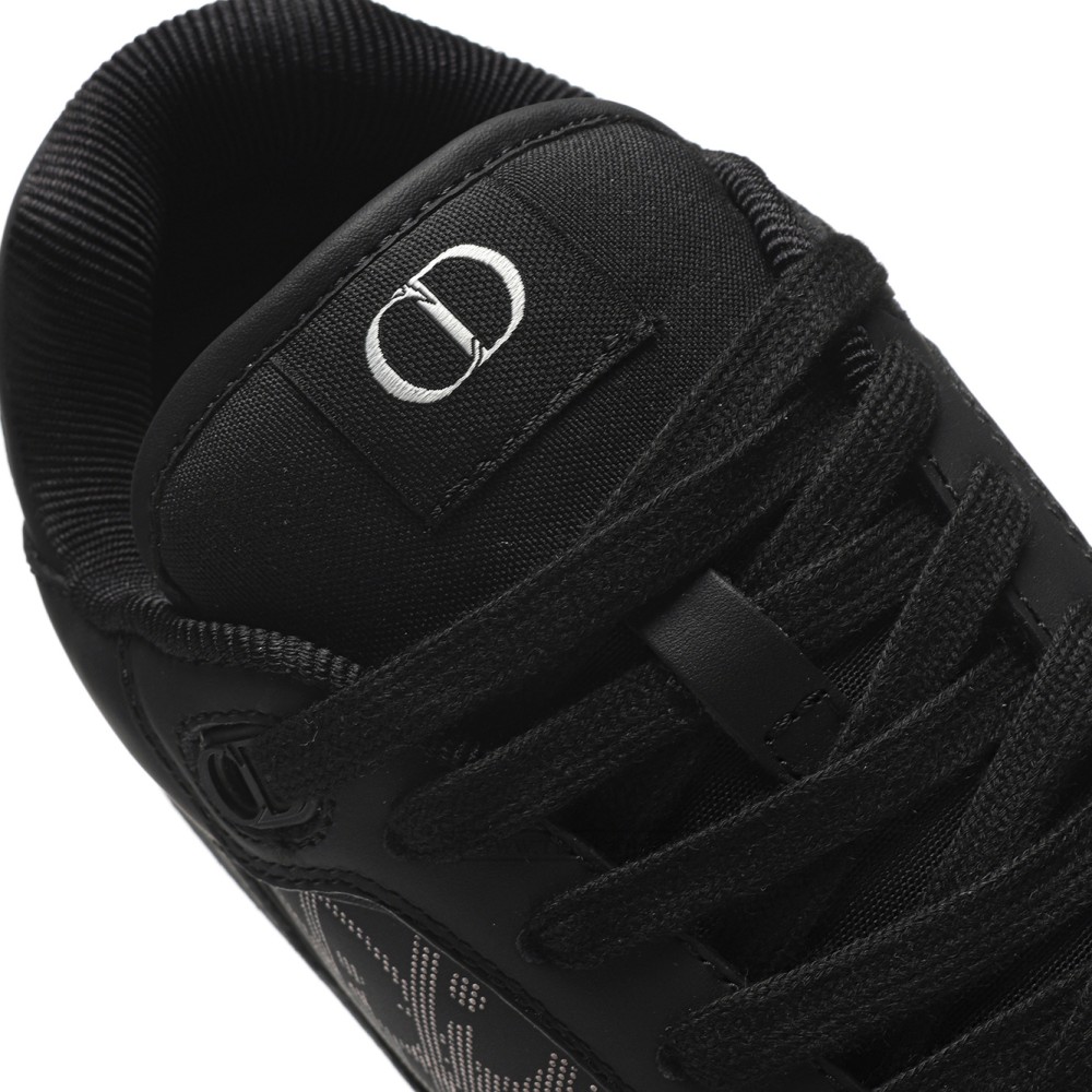 TBkicks D10R B27 Low Black Oblique Galaxy Leather Grey