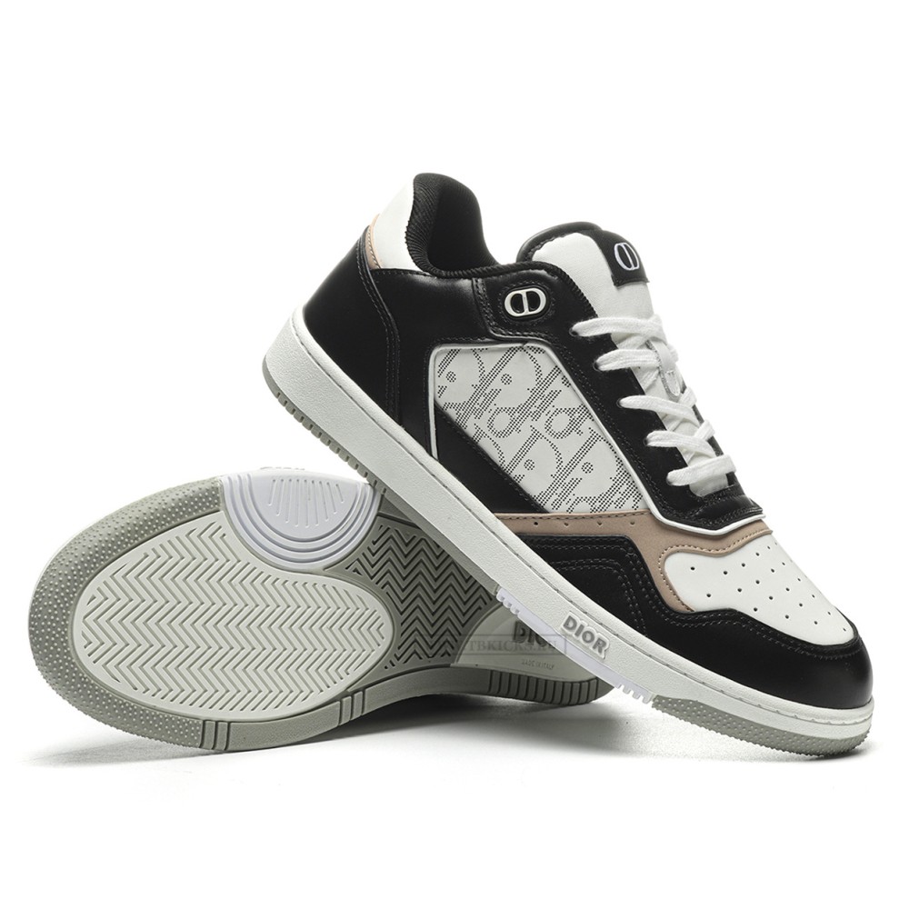 TBkicks D10R B27 Low Black White Beige Oblique Galaxy