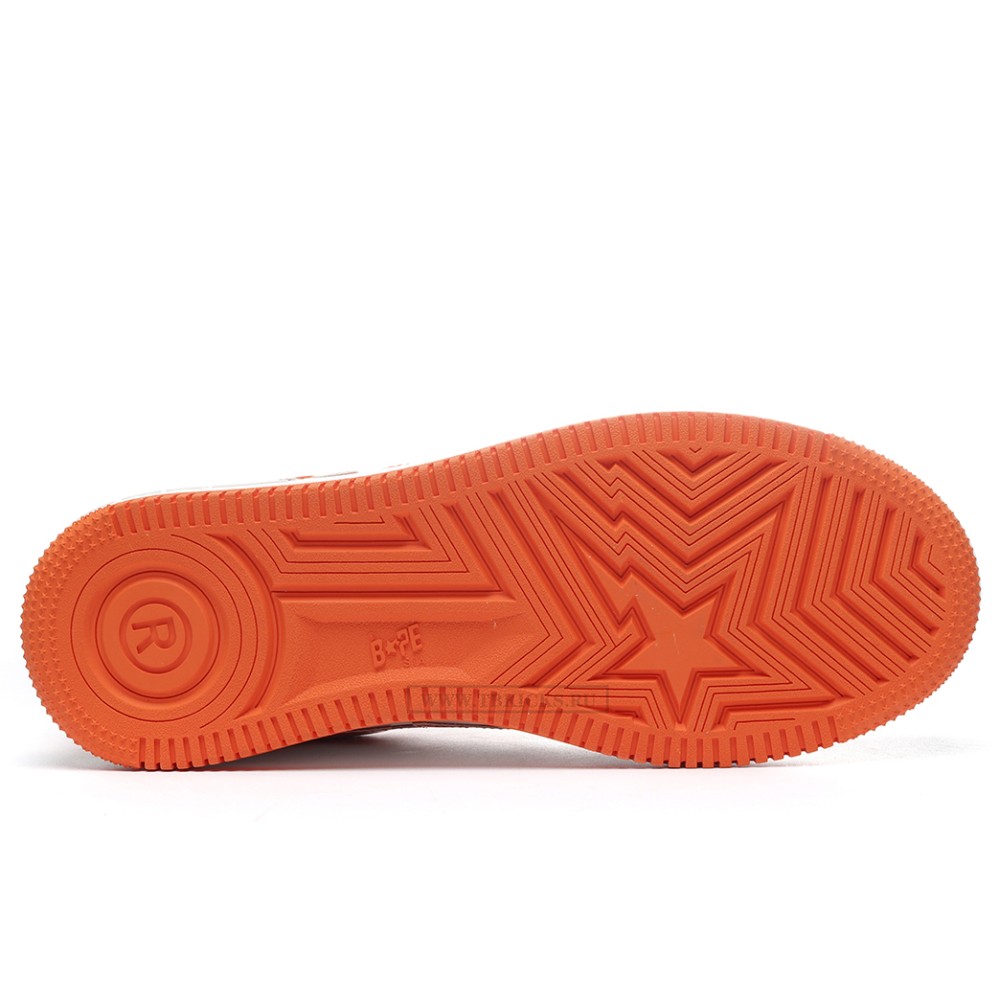 TBkicks A Bathing Ape Bape STA Low Orange