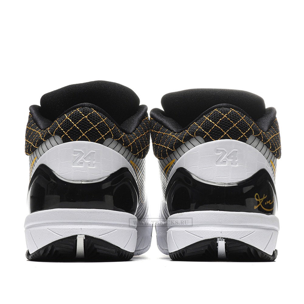 TBkicks Nike Kobe 4 Protro White Black Del Sol