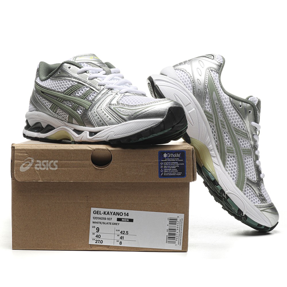 tbkicks As*ic*s gel-kayano 14  white sage green