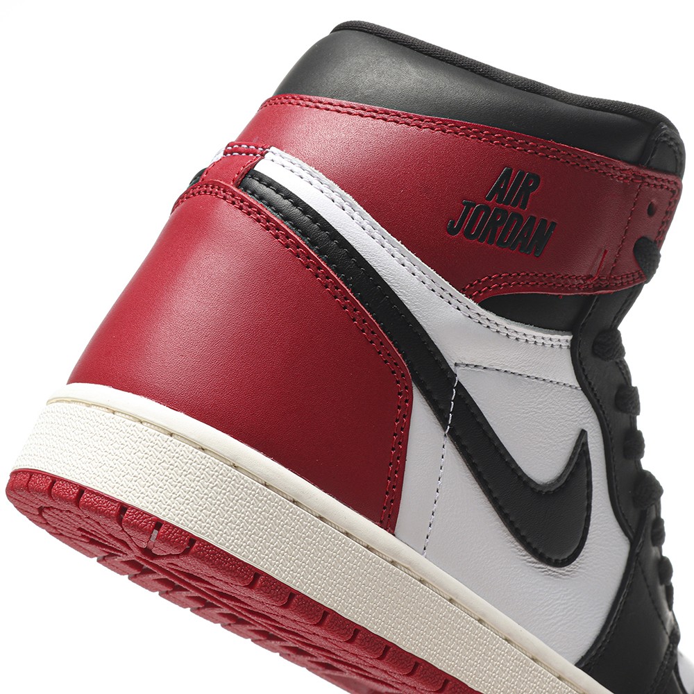 TBkicks Jordan 1 Retro High OG Black Toe Reimagined