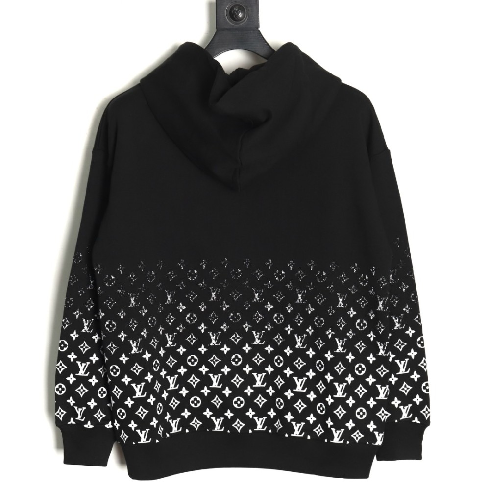 TBKicks Lou1s V1tton  Classic Gradient Old Flower Hooded Sweatshirt