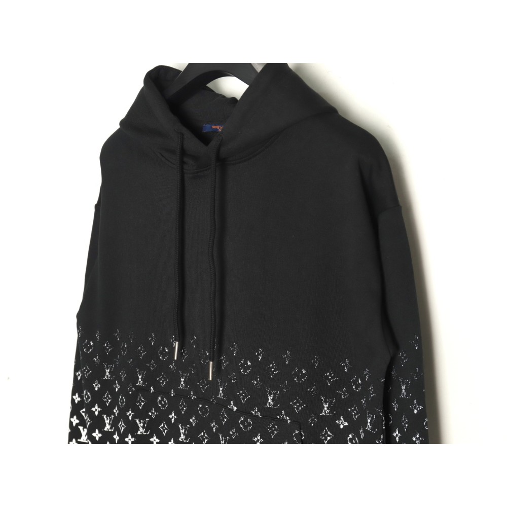 TBKicks Lou1s V1tton  Classic Gradient Old Flower Hooded Sweatshirt