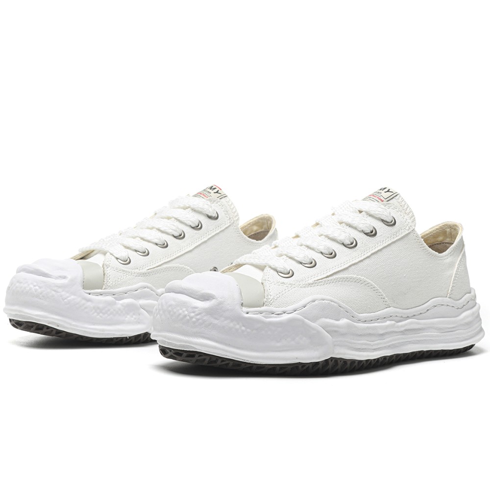 tbkicks Ma*s*n mihara yasuhiro hank og sole canvas low white