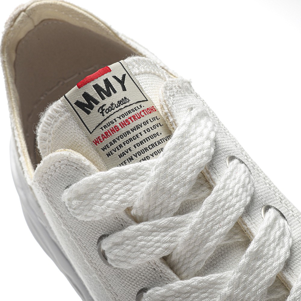 tbkicks Ma*s*n mihara yasuhiro hank og sole canvas low white
