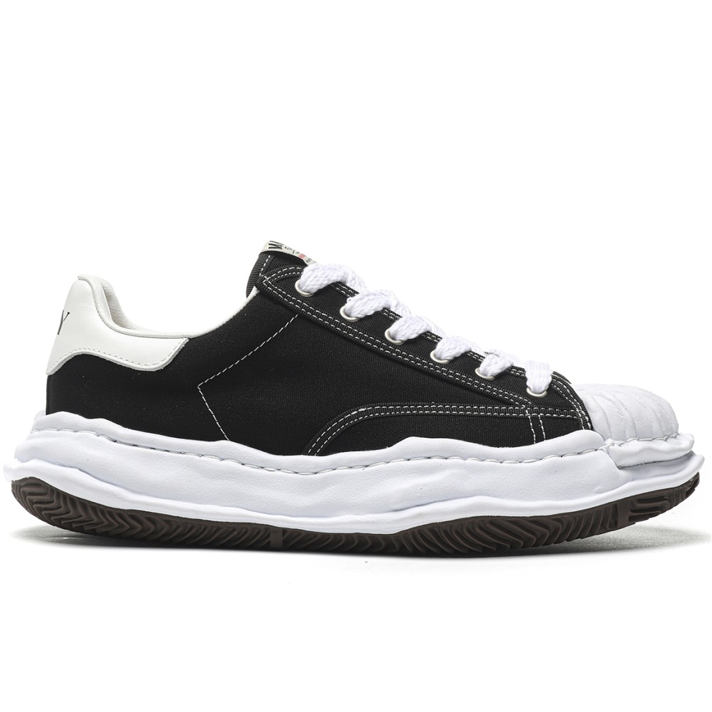 tbkicks Ma*s*n mihara yasuhiro hank og sole canvas low black
