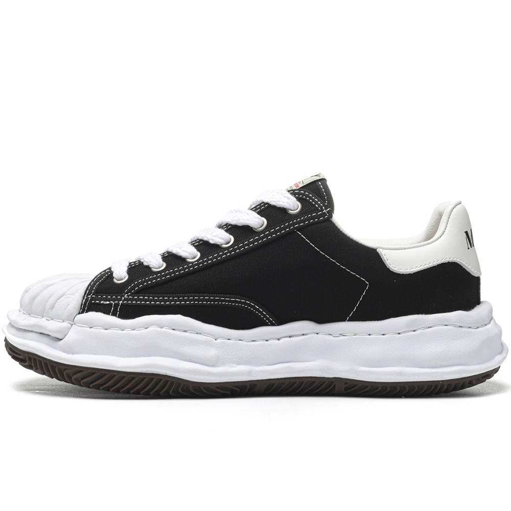 tbkicks Ma*s*n mihara yasuhiro hank og sole canvas low black