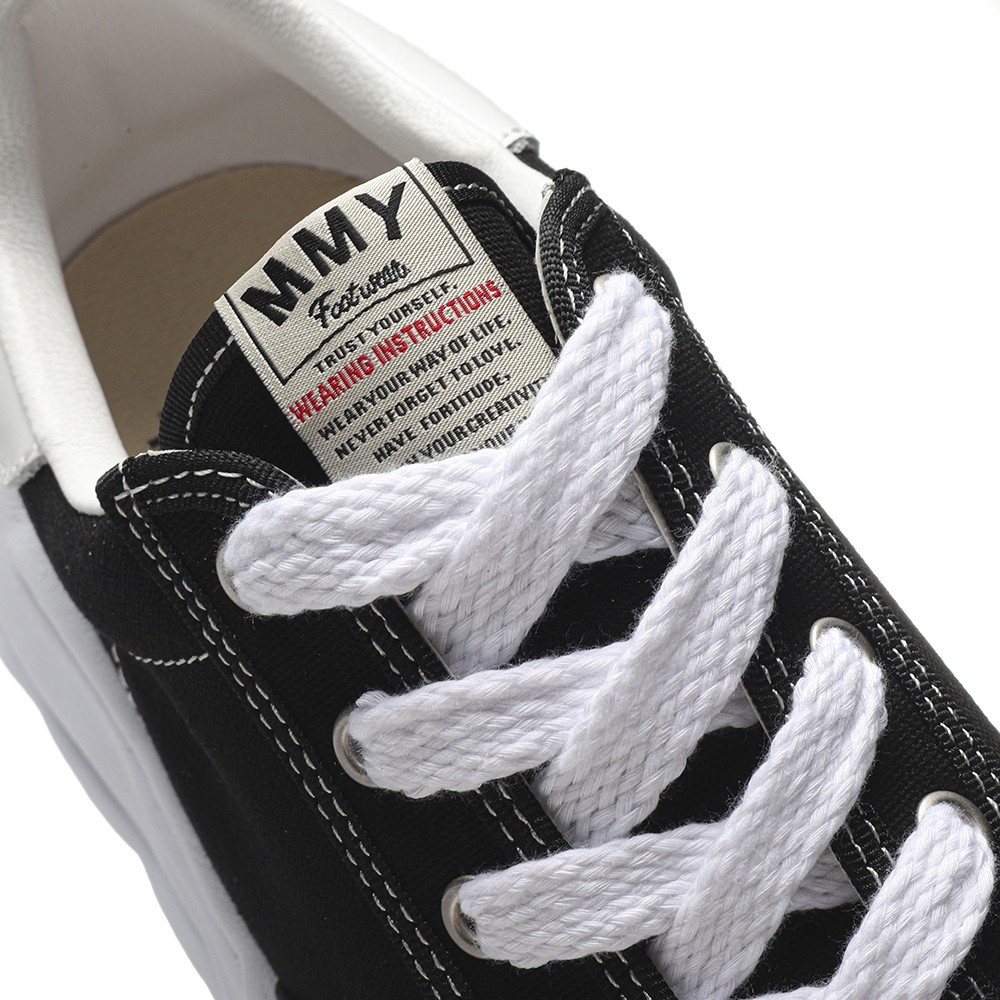 tbkicks Ma*s*n mihara yasuhiro hank og sole canvas low black
