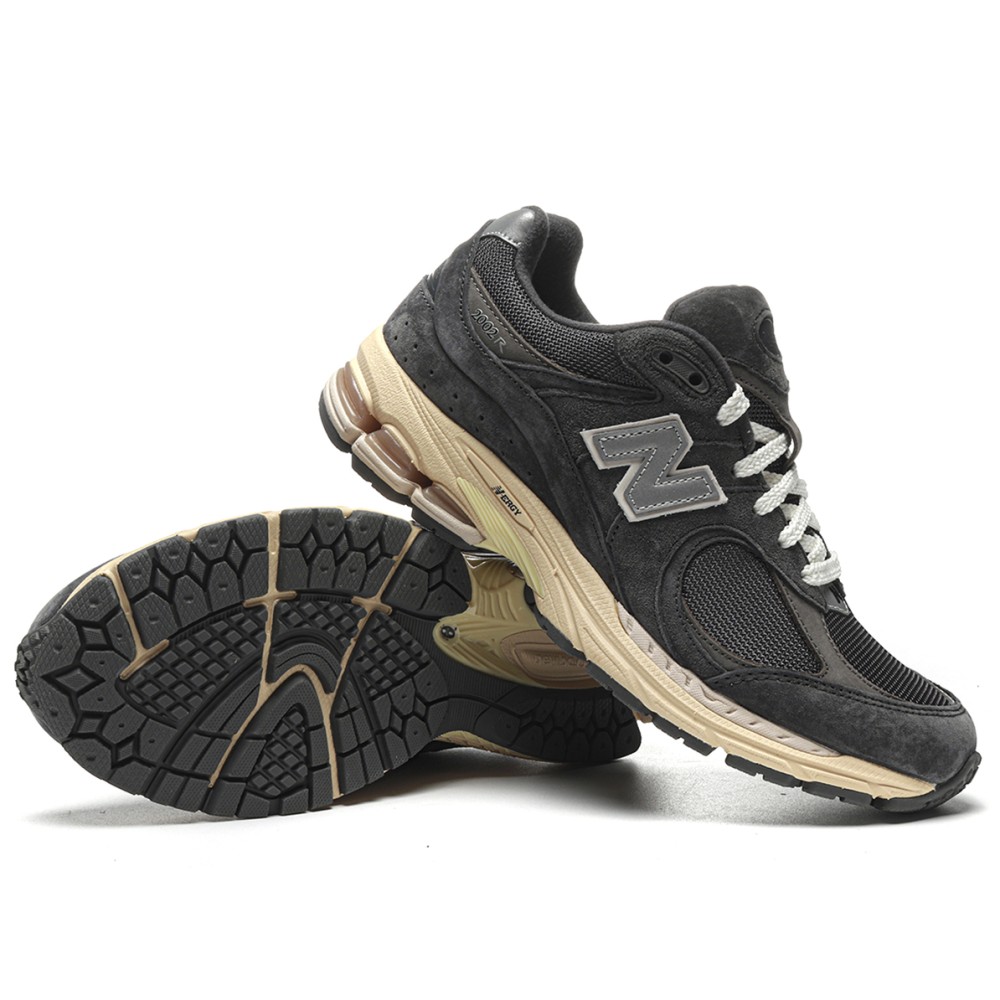 TBkicks New Balance 2002R Black Dark Grey