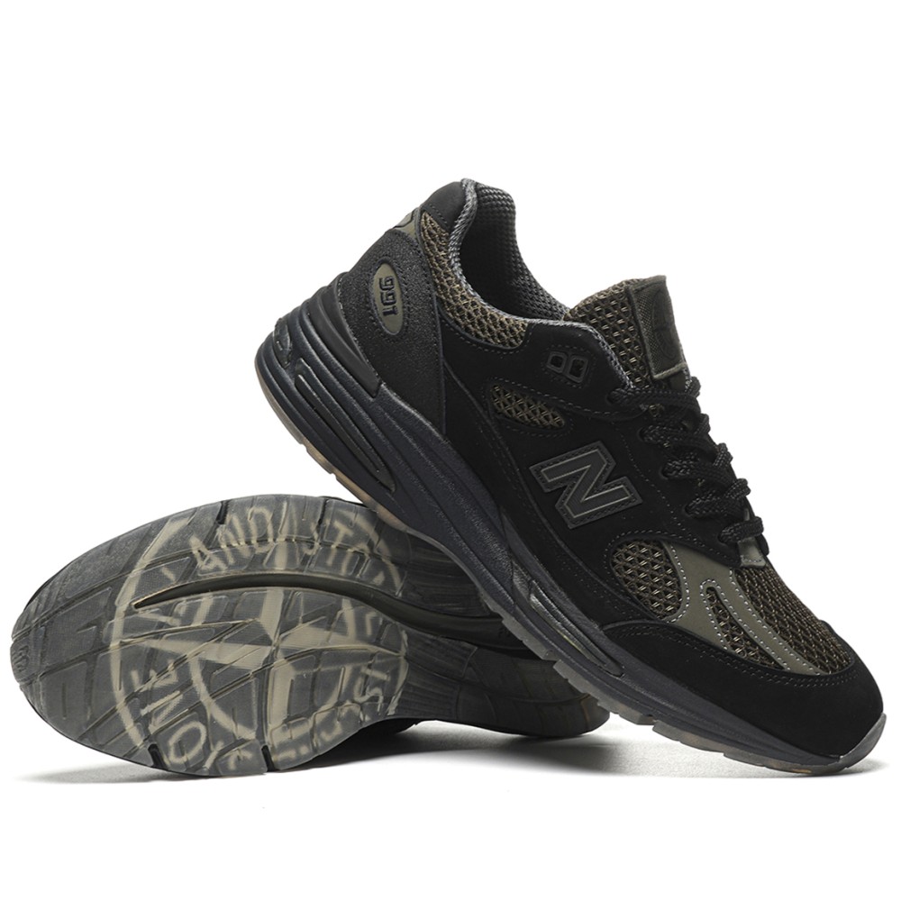 TBkicks New Balance 991v2 MiUK Stone Island Black