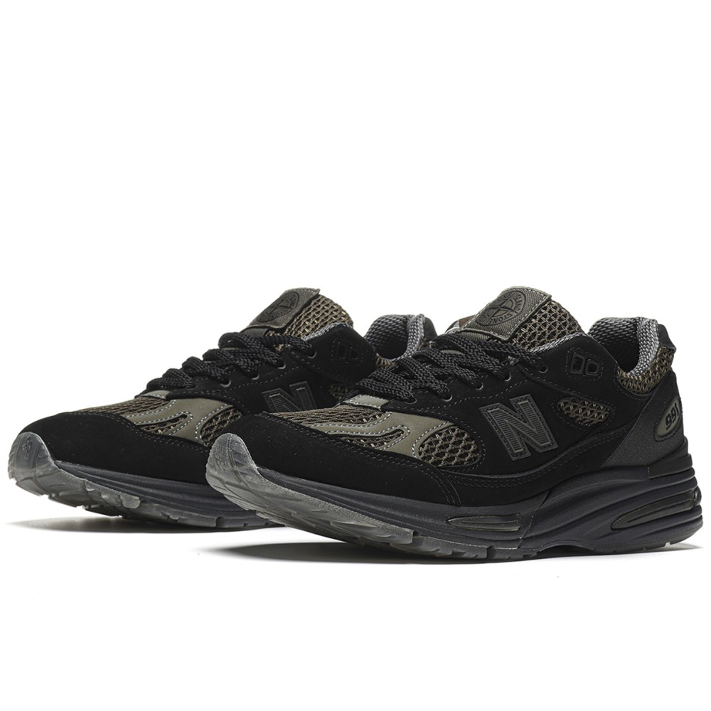 TBkicks New Balance 991v2 MiUK Stone Island Black