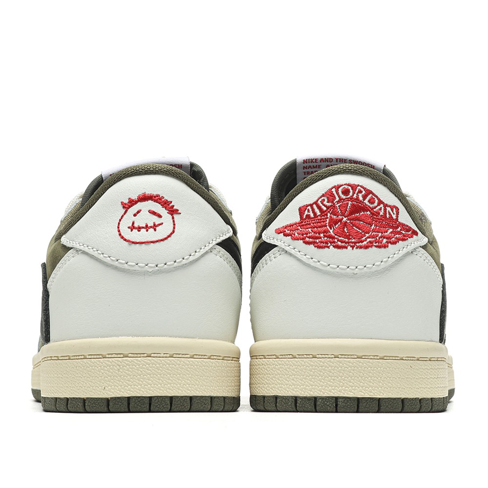 TBkicks Air Jordan 1 Retro Low OG SP Travis Scott Medium Olive (PS)
