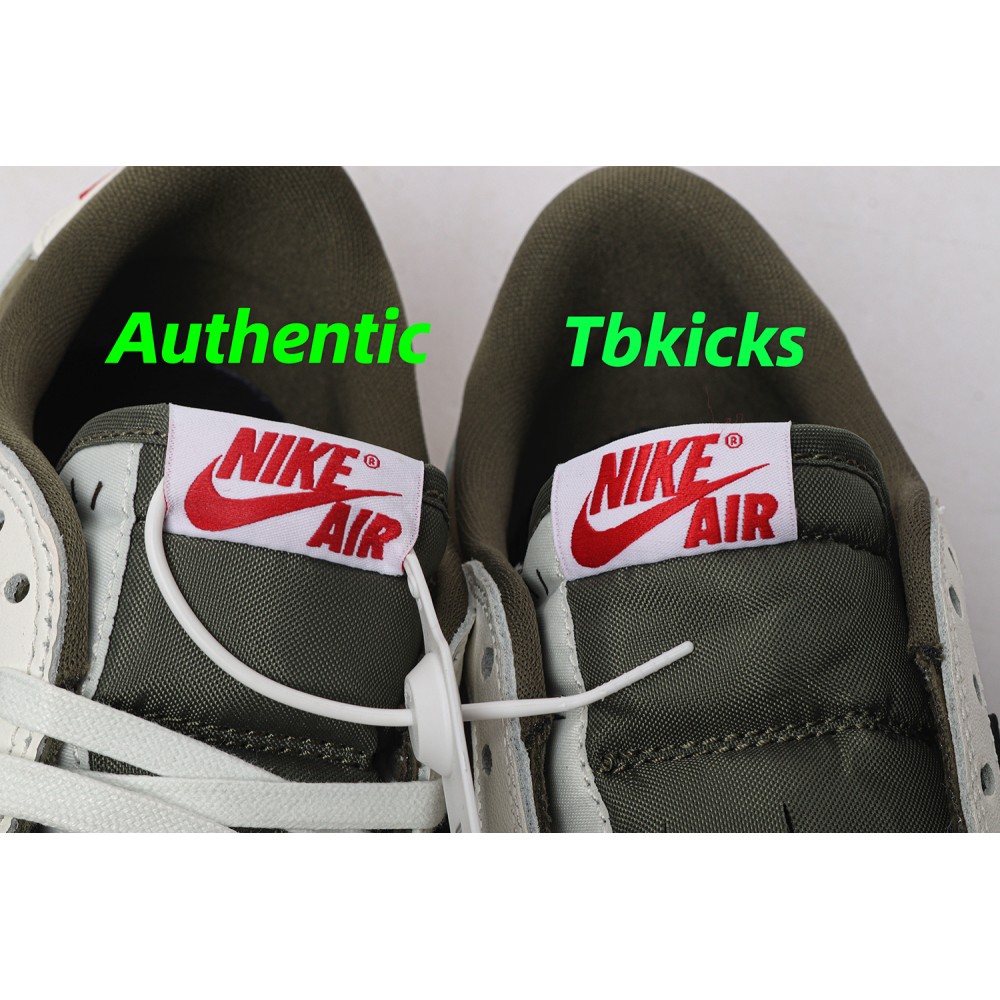 TBkicks Travis Scott Air Jordan 1  Low OG "Medium Olive"
