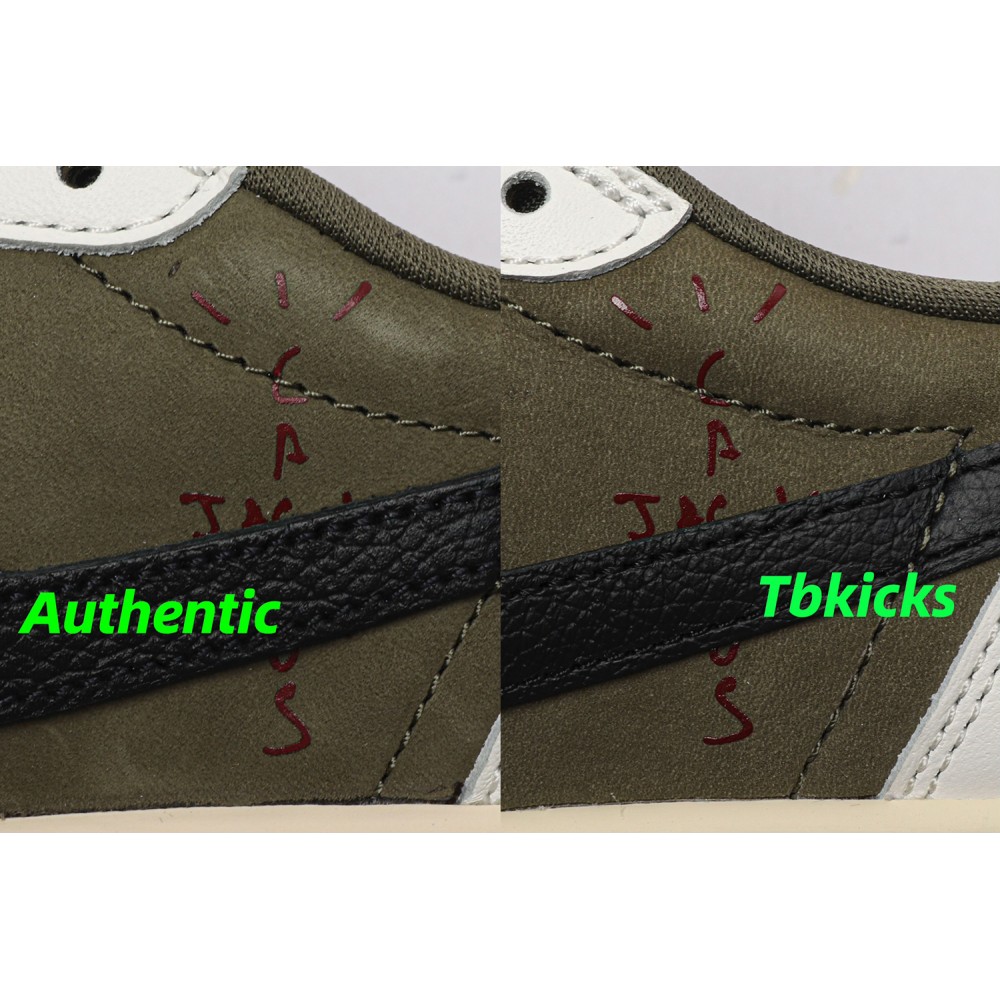 TBkicks Travis Scott Air Jordan 1  Low OG "Medium Olive"