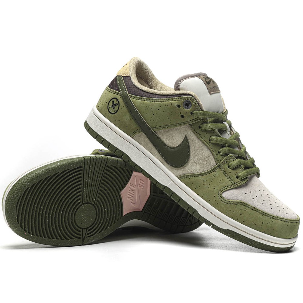 TBkicks Nike SB Dunk Low Asparagus/Legion Green Yuto Horigome x